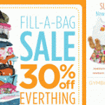 Gymboree’s Fill a Bag sale has started!