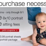 Free 8X10 portrait plus free sitting fees at JC Penney!