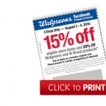 Save an additional 15-20% at Walgreens with the Friends & Family coupon!