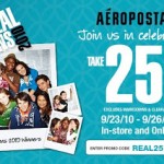 Take 25% off your online purchases from Aeropostale
