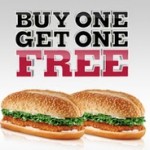 BOGO free chicken sandwiches at Burger King!
