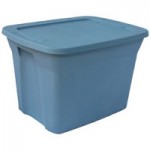 Lowe’s: 18 gallon plastic storage totes for $2.50!