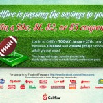 Get free account credits from Cellfire! (today only!)