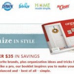 Get your free Organize in Style P&G coupon book!