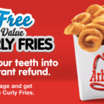 Arby’s:  Get free curly fries today!