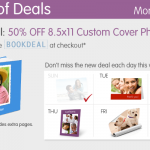 Walgreens:  50% off custom photo books!