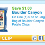 Printable coupon alert:  $1/1 Boulder chips is BACK!