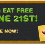 Chili’s:  Kids eat free again tonight!