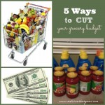 Tuesday Tips:  Five ways to cut your grocery budget!