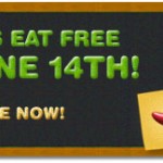 Chili’s:  Kids eat free tonight!