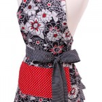 Flirty Aprons Flash Sale:  Save 50% off scarlet blossom apron!