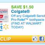 HOT:  $1.50/1 Colgate Sensitive Pro-Relief printable (moneymaker @ Walgreens!)