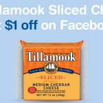 HOT:  $1/1 Tillamook sliced cheese printable coupon!