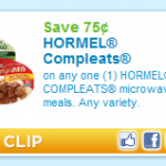 Hormel Compleats:  as low as $.66 at Walmart!