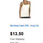 Target:  Nursing tanks for $6.75 shipped and a crib for $99.99!