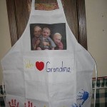 Grandparent’s Day Gifts on a Budget: Hand Print Photo Apron!