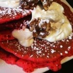 What’s for Breakfast:  Red Velvet Pancakes!