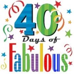 40 Days of Fabulous:  Enter to win a $10 Amazon gift card from me!