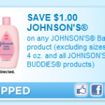 Printable coupon alert:  $1/1 Johnson’s baby coupon!