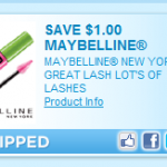 Maybelline Great Lash Mascara only $3.24 after coupon at Walmart!