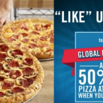 Global Domino’s Pizza Day:  Save 50% on Domino’s Pizza!