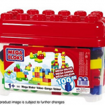 Mega Bloks value bucket and K’nex value tub only $10!