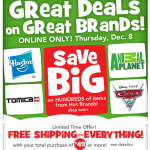 Toys ‘R Us Online Only sale + bonus offers + 7% cash back!