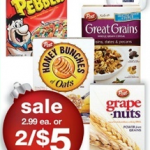 Printable Coupon Alert:  Honey Bunches of Oats $1.50 each at Walgreens next week!