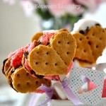 30 Days of Valentine’s Fun: Heart Shaped Smore Pops