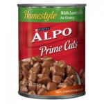 Alpo canned dog food $.35 per can at Pet Smart!