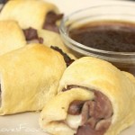 Pinterest Share:  French dip crescent rolls!