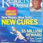 Reader’s Digest Magazine:  One year subscription for $4!