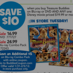 Get Disney’s Treasure Buddies and Snow Buddies on Blu Ray for just $29.98!