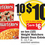 Weight Watchers Smart Ones $.70 each after coupon at HEB!