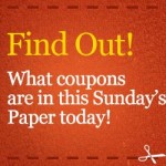 Sunday Coupon Preview:  1 insert coming!