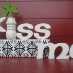 St. Patrick’s Day Craft: Kiss Me Wood Art