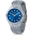 Relic by Fossil Blue Dial Quartz Movement Calendar Stainless Steel Bracelet Men’s Watch only $19.99!