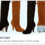 HOT DEAL ALERT:  Restricted Wink Knee High Pull On Boots only $42 (65% off!)