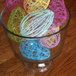 Easter Craft: Decorative String Eggs!