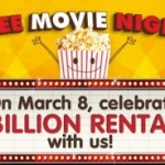 FREEBIE ALERT:  Free Redbox movie rental! (3/8 only)