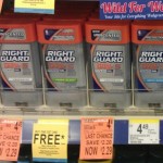 WALGREENS:  Right Guard Total Defense body wash or deodorant only $.24 each after coupon!