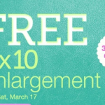 FREEBIE ALERT:  FREE 8X10 photo at Walgreens!