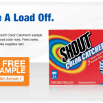 FREEBIE ALERT:  FREE Shout Color Catcher plus $1 off coupon!