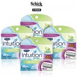 DEAL ALERT:  12-Pack Schick Intuition Plus Quad-Blade Cartridges for $14.99 (78% off)