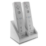 DEAL ALERT:  Dual Wii charging station, rechargeable batteries and USB cable for $6.50!