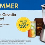 Gevalia:  FREE Stainless Steel Blender plus 4 boxes of gourmet Gevalia coffee or tea for $19.99 shipped!