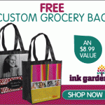 FREEBIE ALERT:  Free custom grocery bag (you pay shipping)