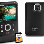 KODAK PLAYFULL Waterproof Video Camera in Black + case and SD card for $58.50!