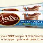 FREE Ovaltine Sample Packs!