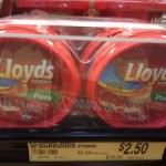 Lloyd's BBQ Tubs only $.75 each after coupon!